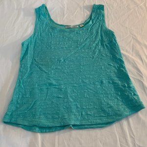 Snoskins Aqua/Turquoise Textured Tank Size XL